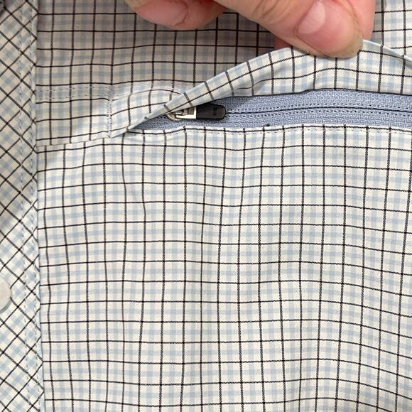 Simms Shirt Mens XL Button Up Short Sleeve Fishing Performance Outdoor Quick Dry - Picture 5 of 10